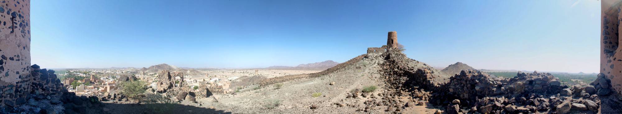 Panoramic view of the Hisn al-Mudayrib
