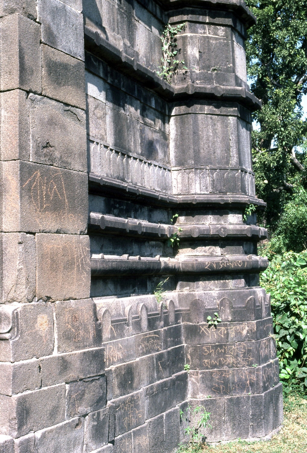 Detail of stonework on east gateway