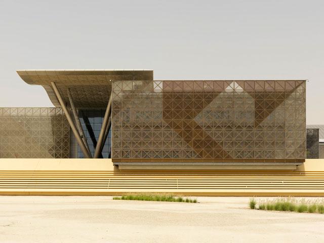 Elevational view of ITTC double skin facades