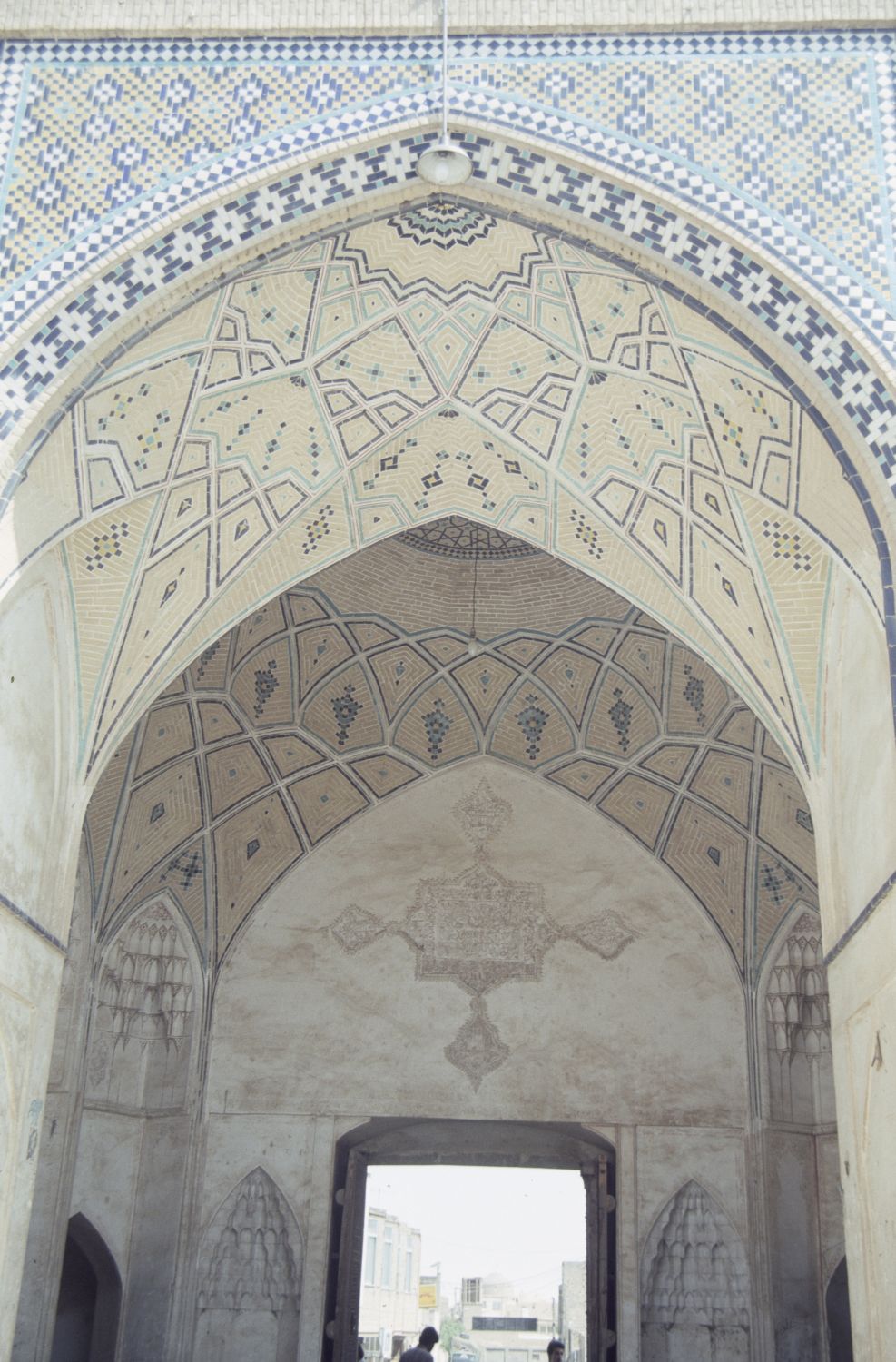 Interior view of entrance portal.