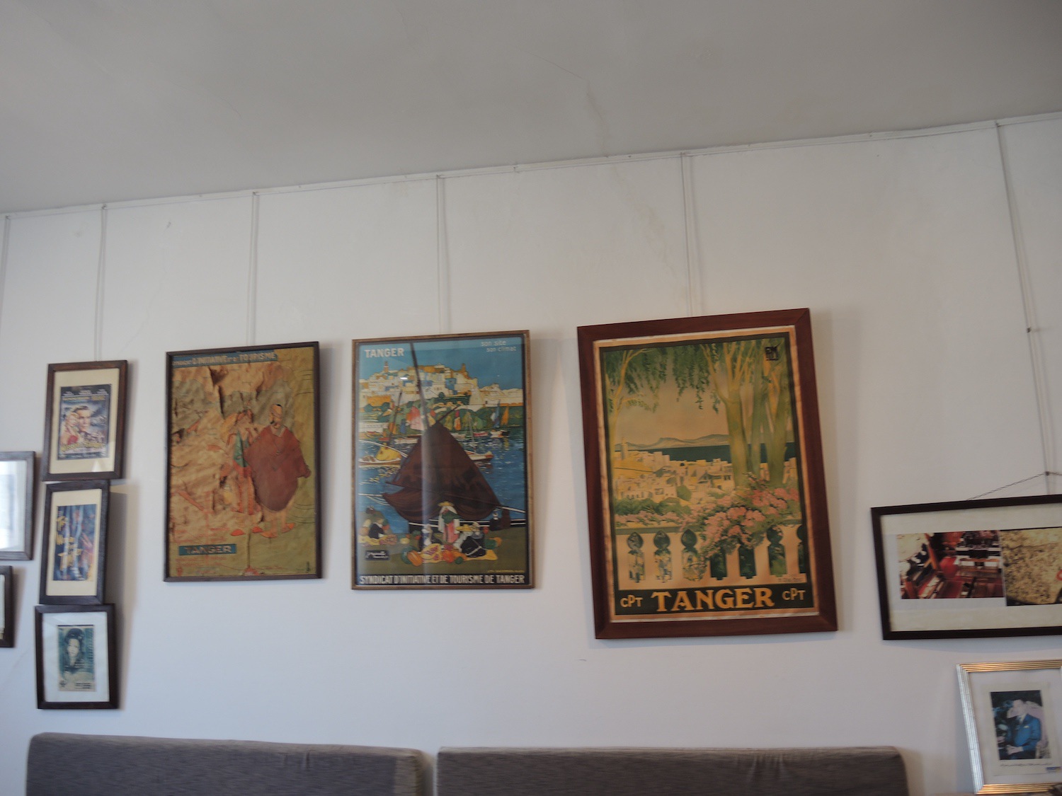 Musée-Fondation Lorin - View of a wall displaying old travel posters