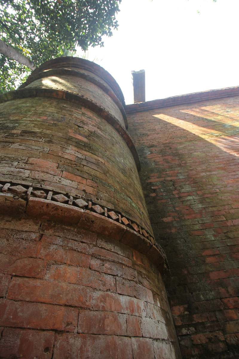 Detail of corner turret