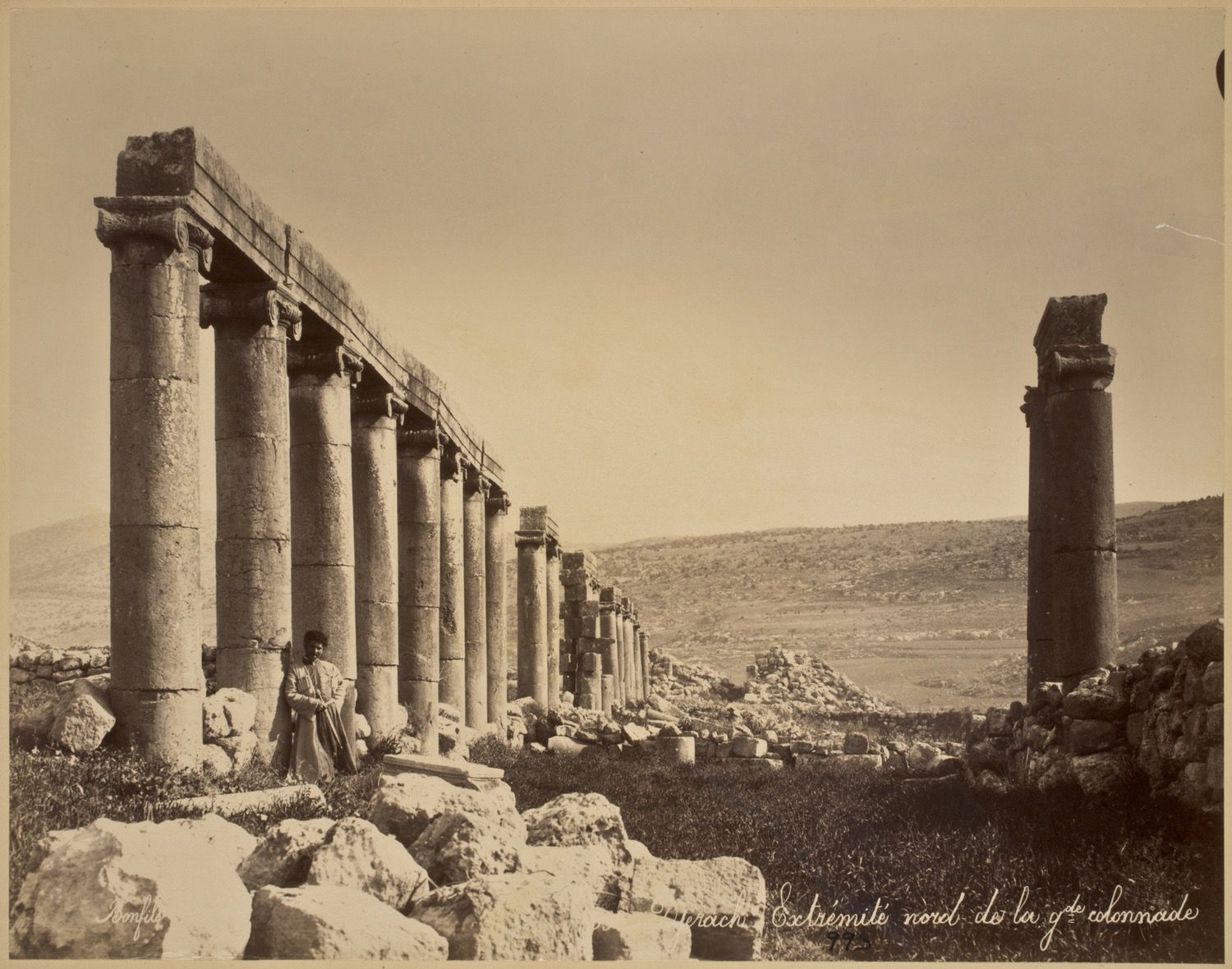 Gerasa - Jerash - northern end of the grand colonnade