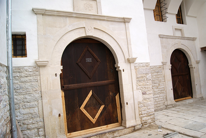 Babameto House Restoration - Eastern side entrance after restoration   