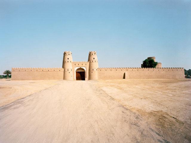 Jahili Fort, West Elevation with the “Buffer Zone”