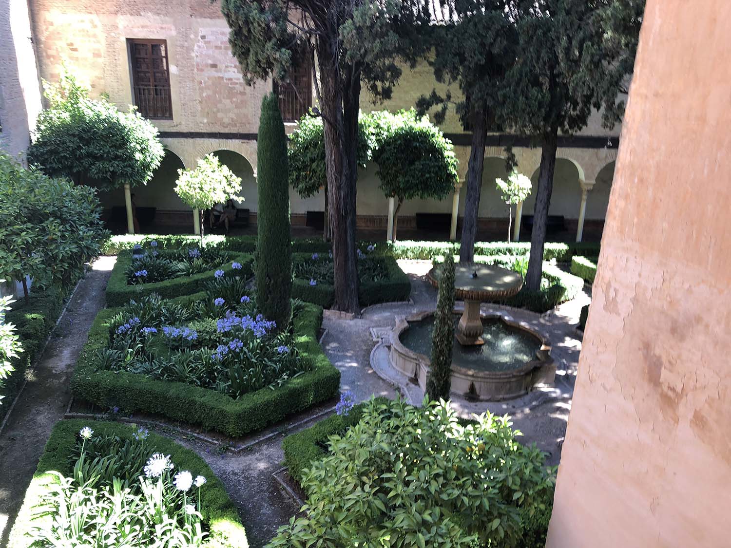 View of the Patio de Lindaraja from the Sala de los Ajimeces