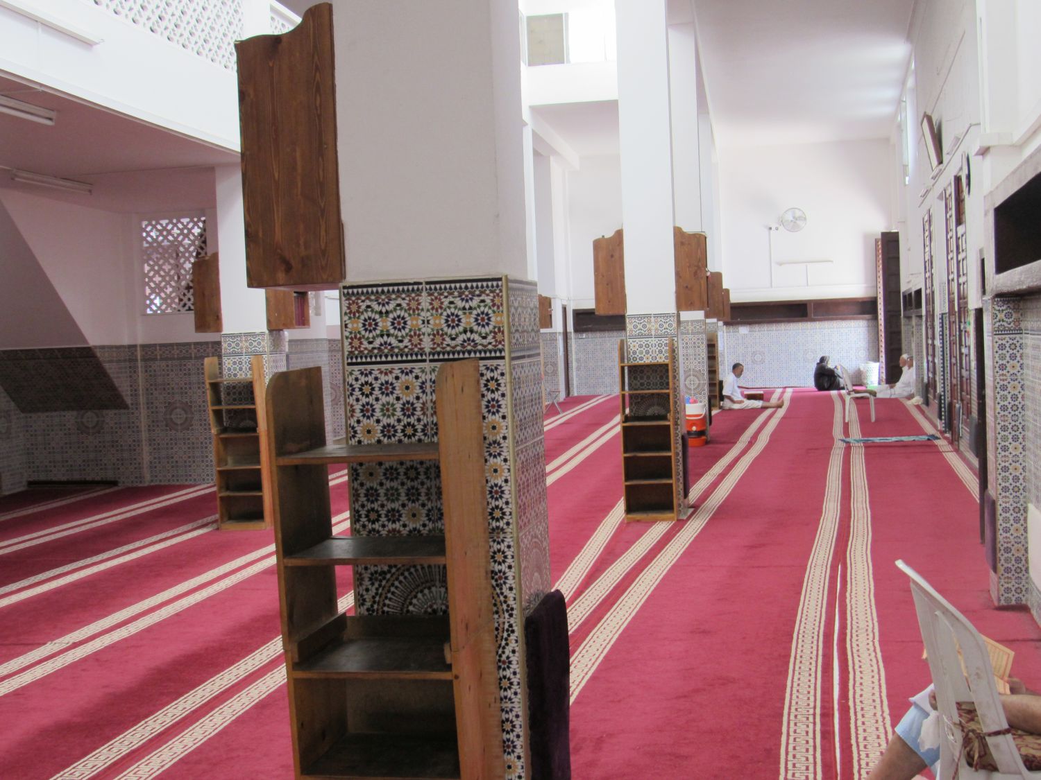 Mosquée El Mellah - Interior view, prayer hall.