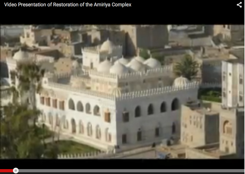 Video Presentation of Restoration of the Amiriya Complex
