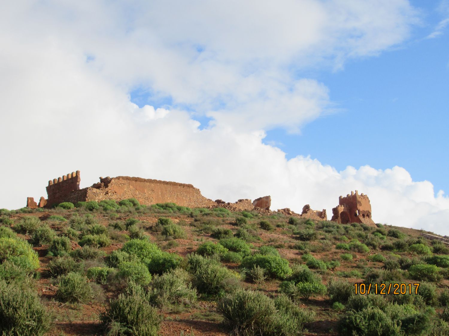 Agadir of Mirleft - View of castle from below.