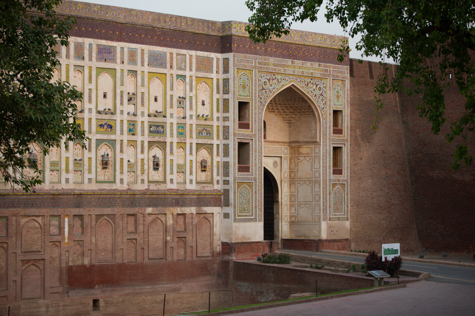 The Shah Burj Gate, along the Picture Wall and the principal entrance to the Lahore Fort Complex, after restoration