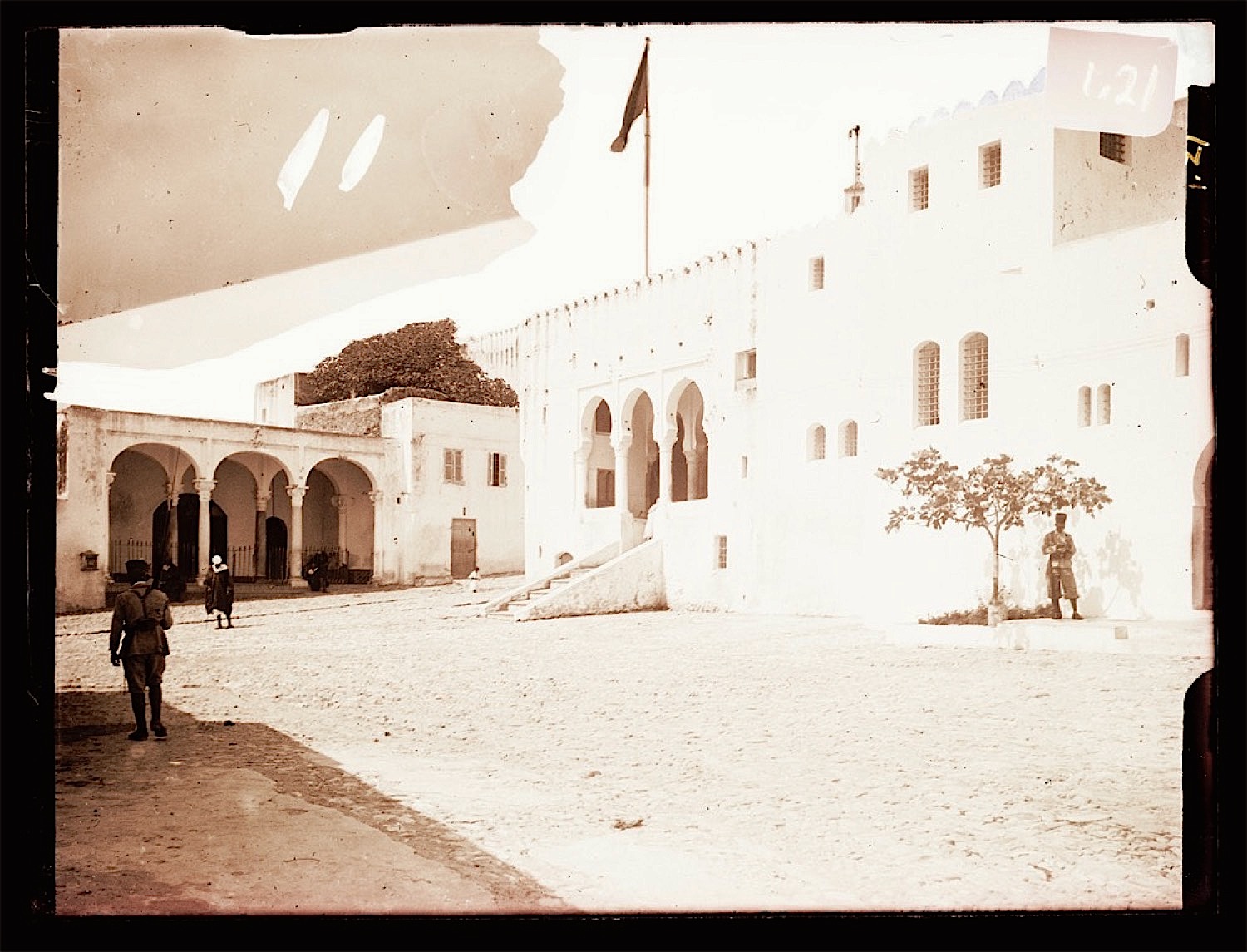 Prison - View toward the southwest corner of Place de la Mechouar