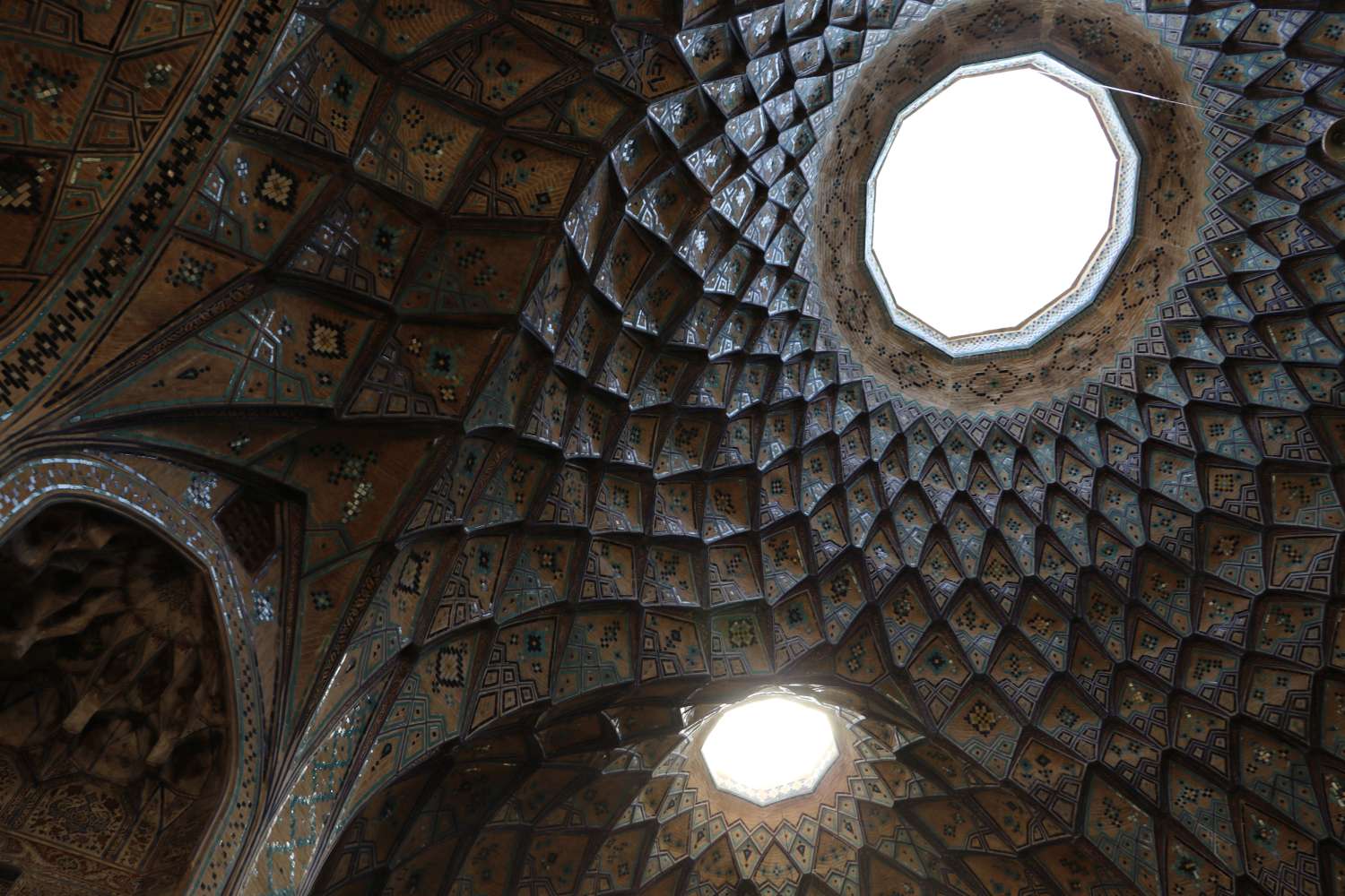 Ceiling over central space in the Timchah of Amin al-Dawlah.