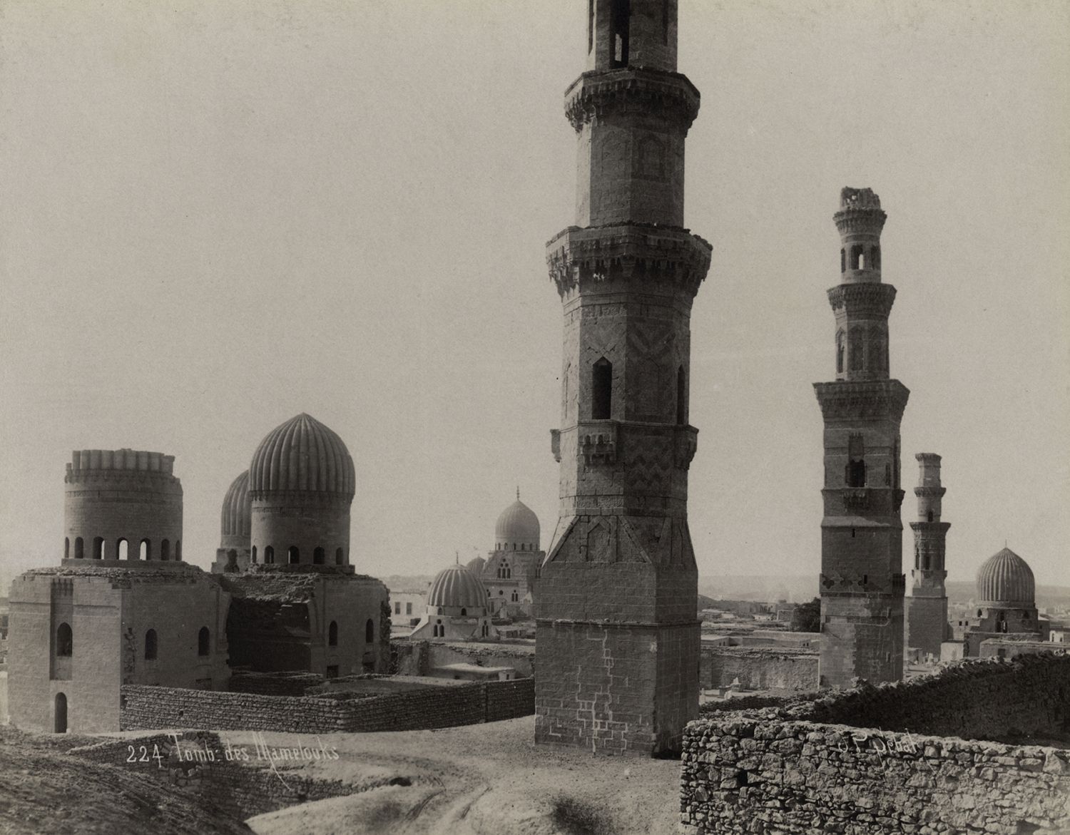 View showing minarets.