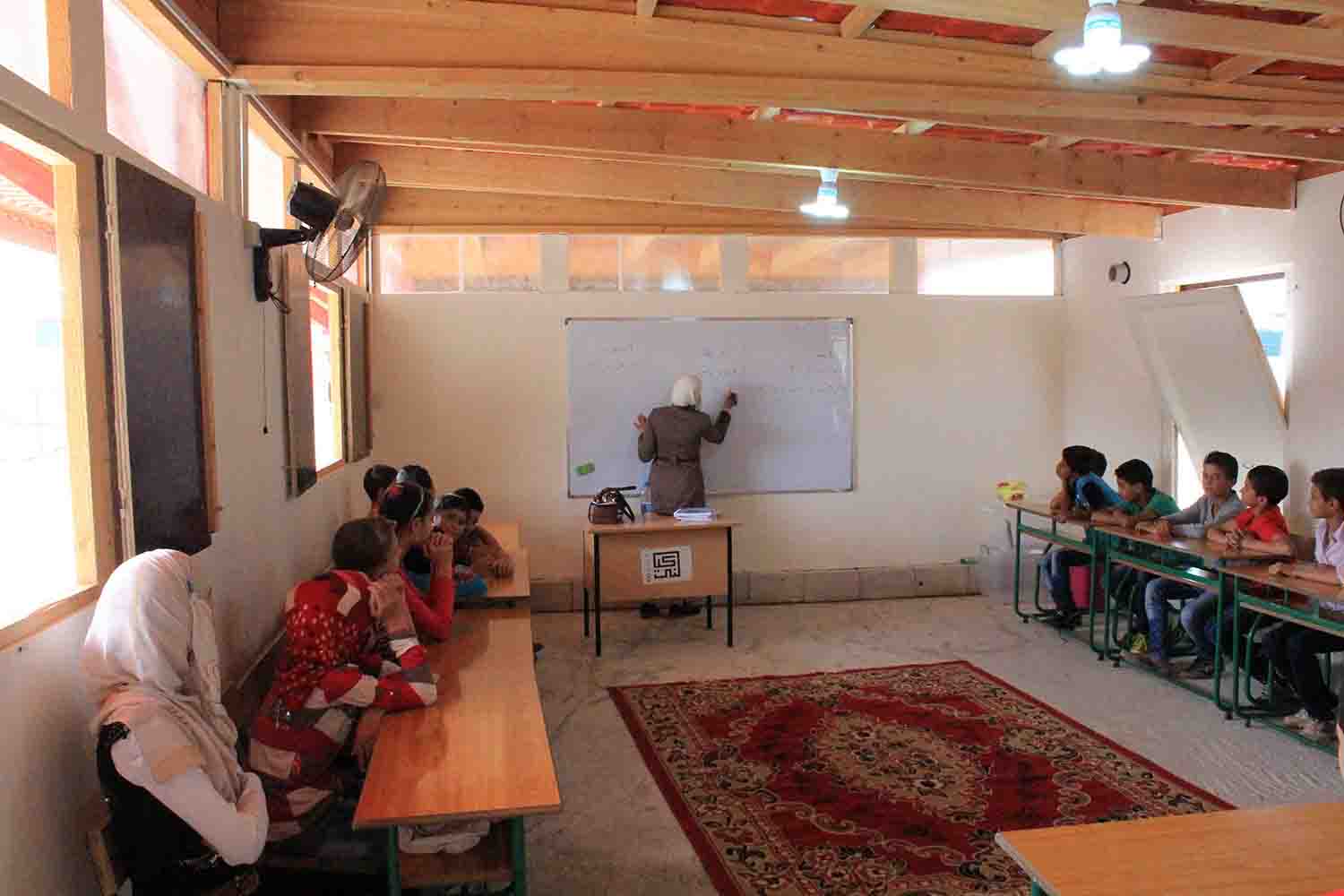 Interior view of a Ghata classroom 