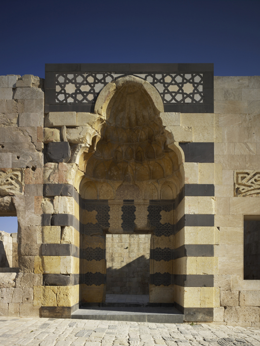 Restored palace portal