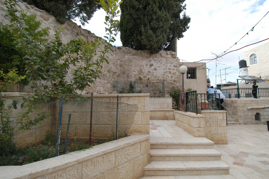 Hosh al-Helou Restoration - Restored courtyard and outdoor seating area