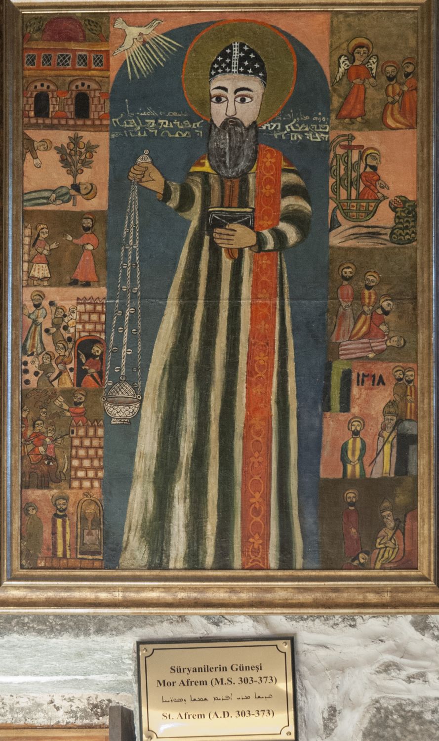Image of Saint Ephrem the Syrian (Mar Aprem Suryaya).
