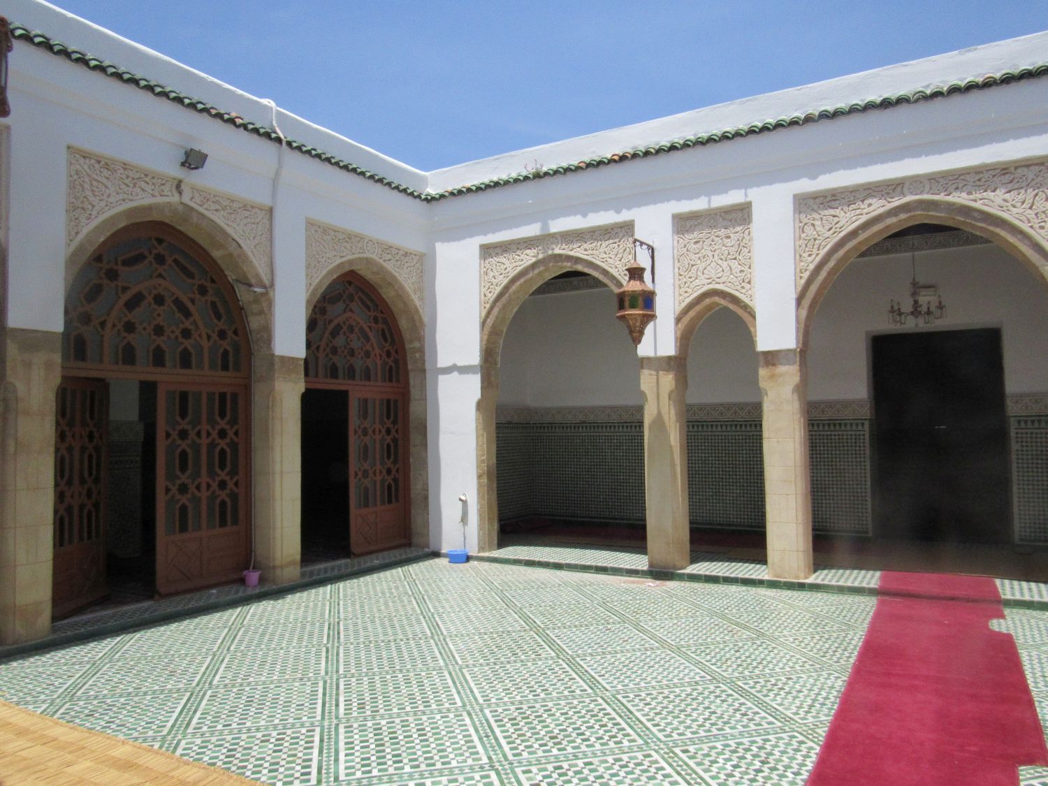 Interior view, courtyard.