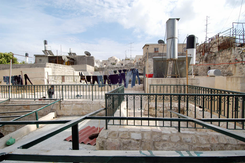 Hosh al-Helou Restoration - Rooftop terrace