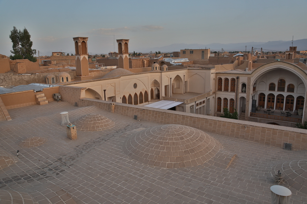 Rooftop view overlooking the city of Isfahan





