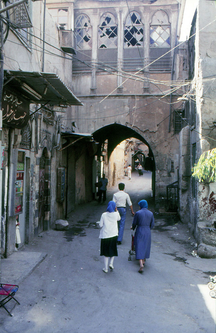Typical Damascus streetscape
