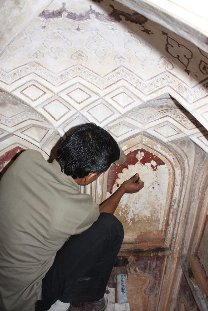 Lakkerwala Burj - Interior restoration