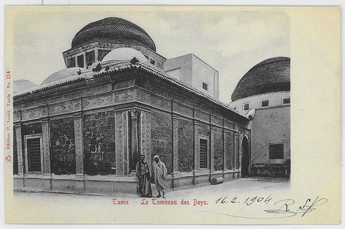 Tunis, Mausoleum of the Beys, exterior view. "Tunis - Le Tombeau des Beys"