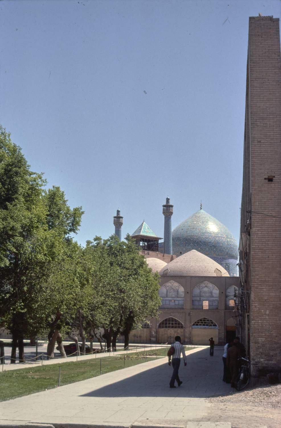 View of dome from west side of Maydan-i Imam.