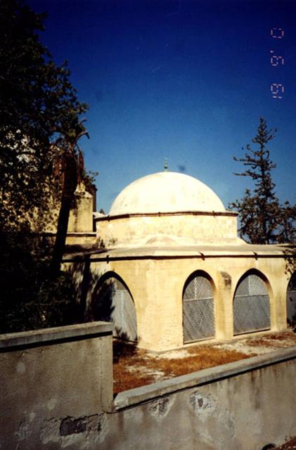 Mausoleum domes with the surrounding corridor