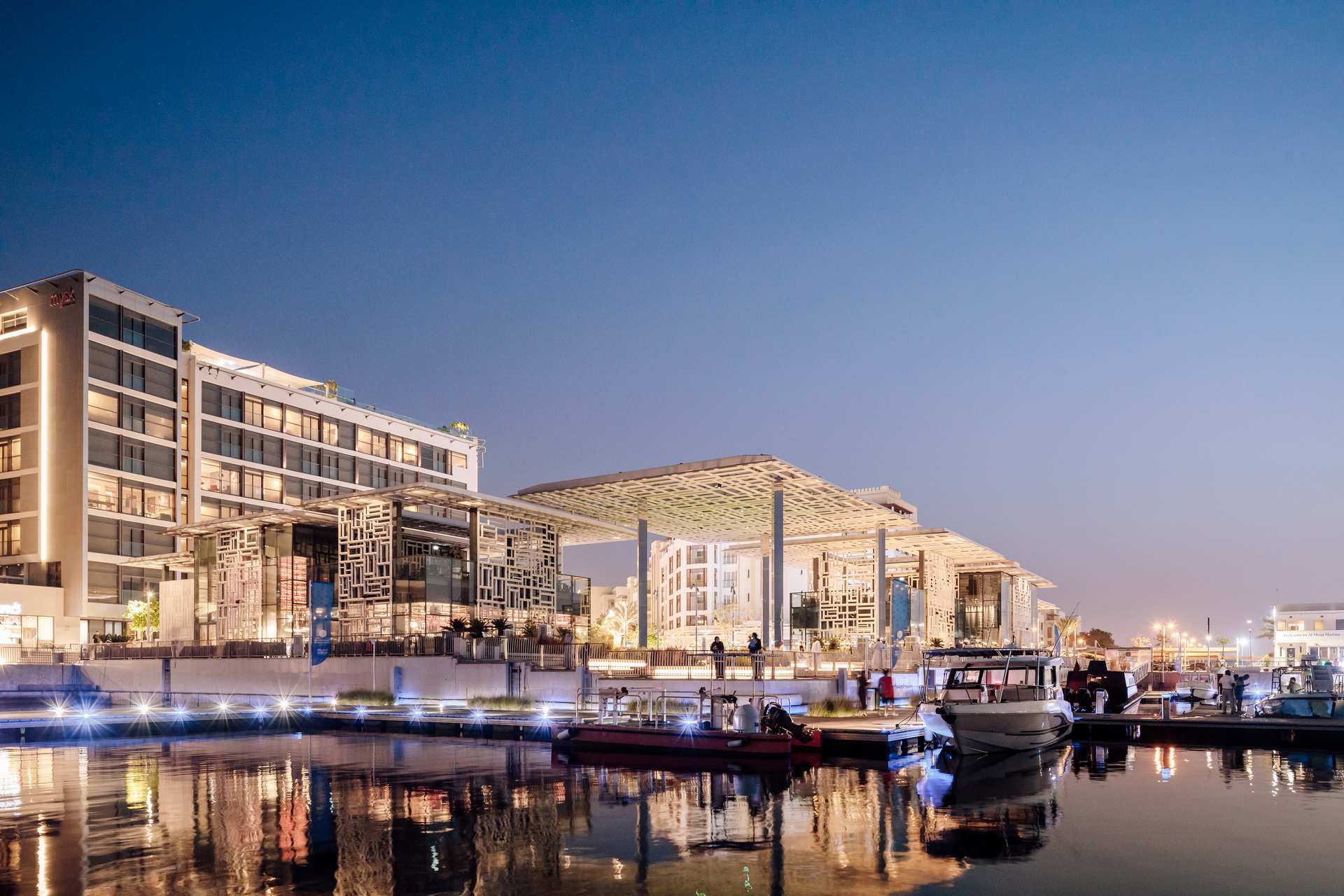 <p>Intended as a focal point for Muscat’s new Al Mouj district and a destination for the whole city, this open public space combines the geometrical formality and edge activation of classical European plazas with shading and maze-like qualities typical of Middle Eastern gathering places.</p>