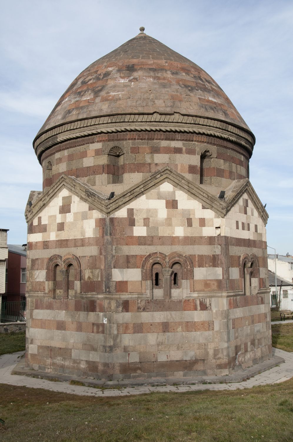 Üç Kümbetler - General view of Emir Saltuk Tomb.