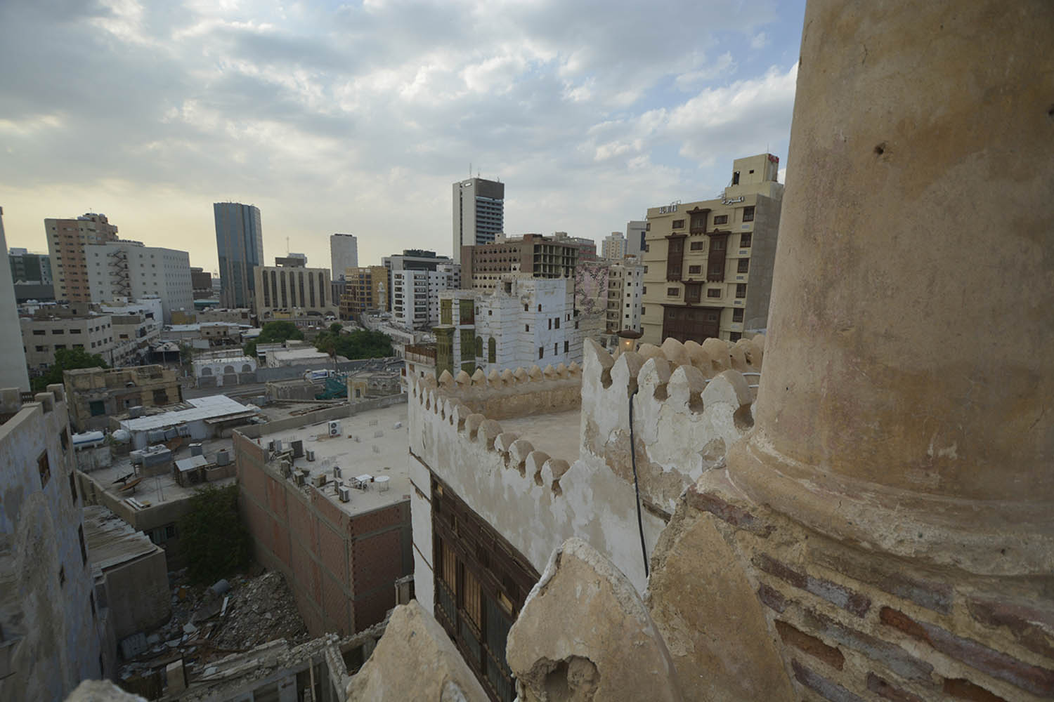 View over looking al Balad from the rooftops of Bayt Naseef.