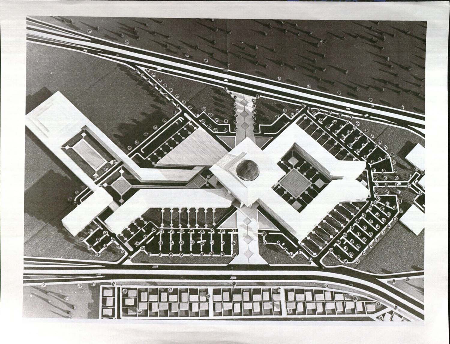 High Council of Agriculture Compound - View of the Complex model created for the development of the High Council Agricultural Compound.