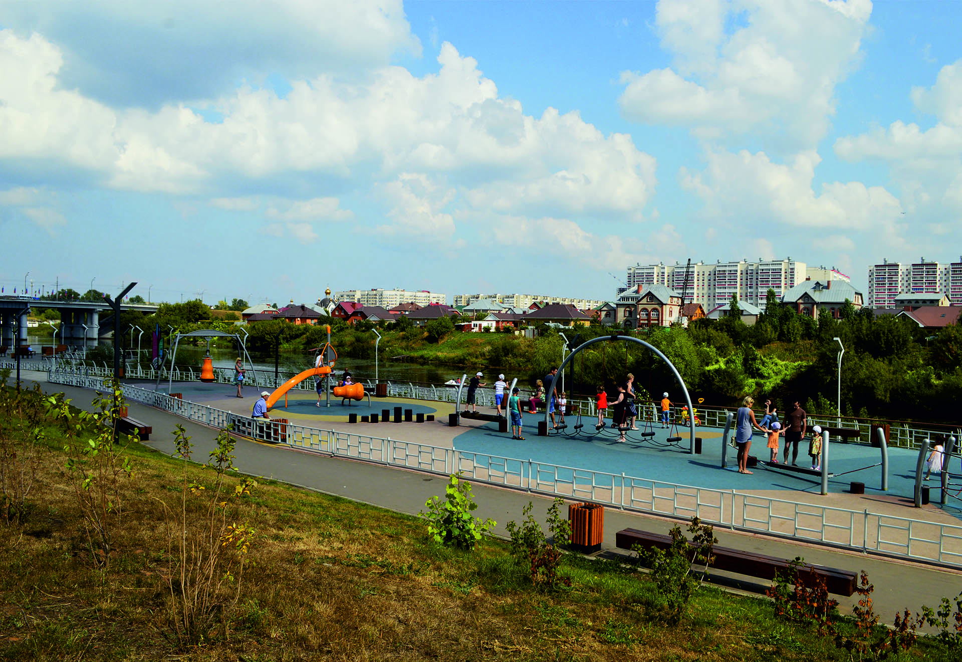 <p>This project involves the redevelopment of the riverfront area, part of an effort to upgrade the city’s infrastructure and provide more green public space.&nbsp;</p>