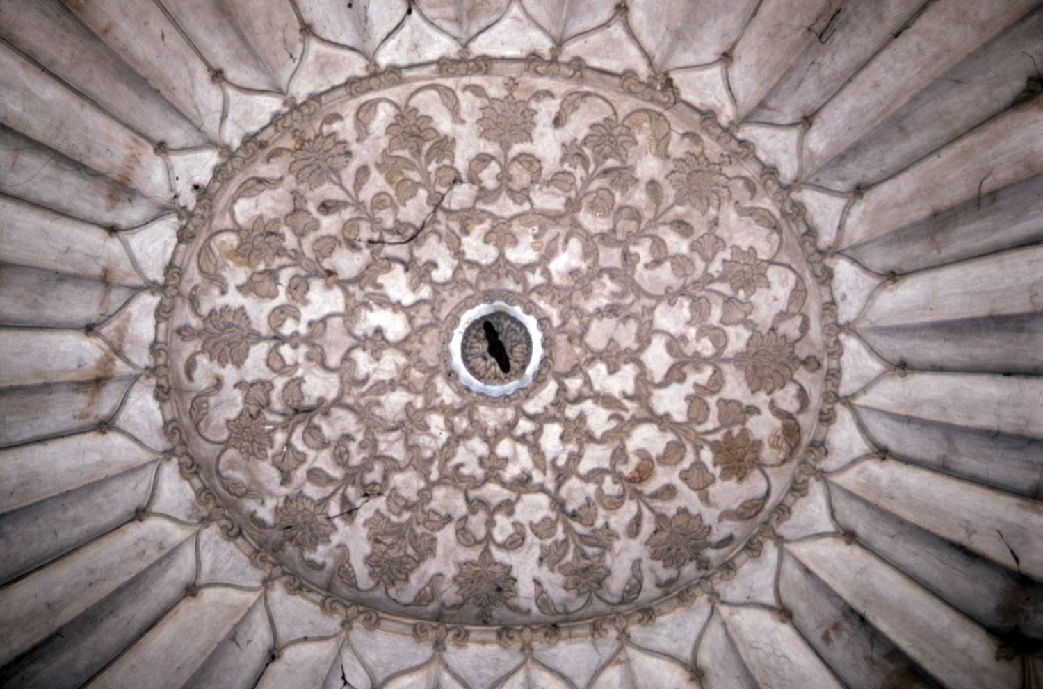 South arch of tomb, detail of rosette
