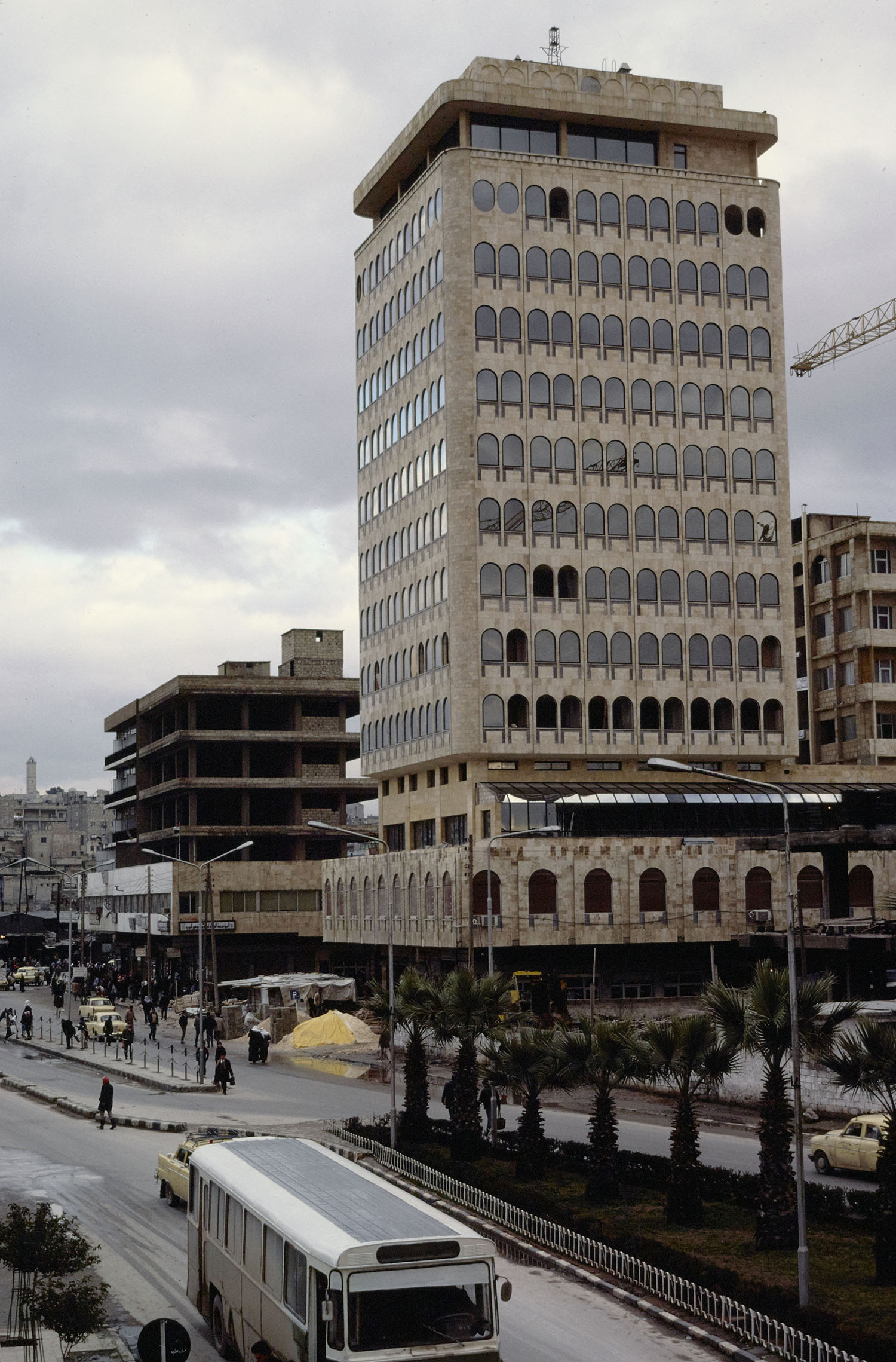 Eastward view of hotel, al Mutanabbi Street.