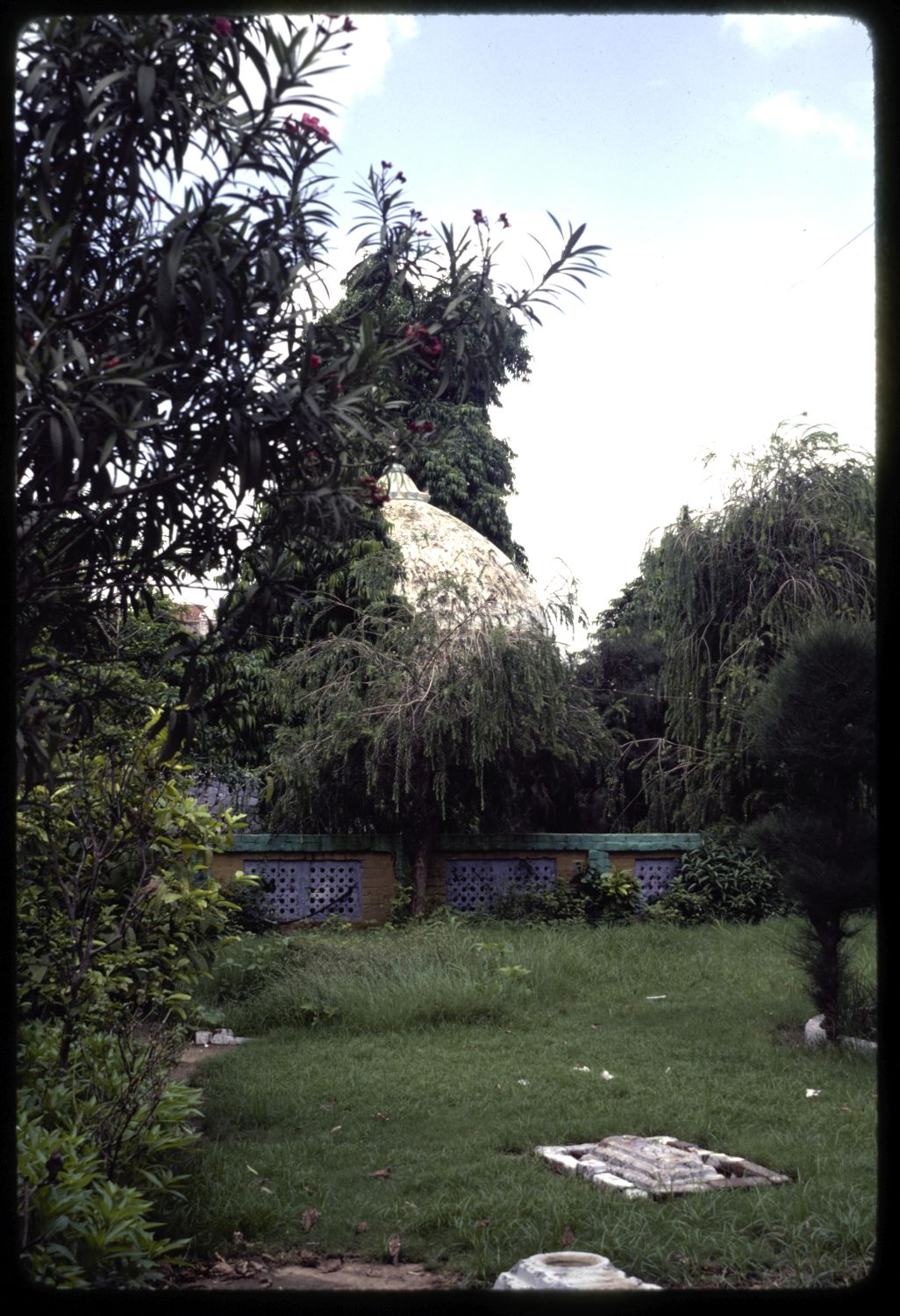 View toward Nanha Idrus Tomb, showing dome.