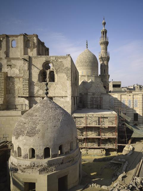 Amir Alin Aq Palace Conservation - Restoration work in progress