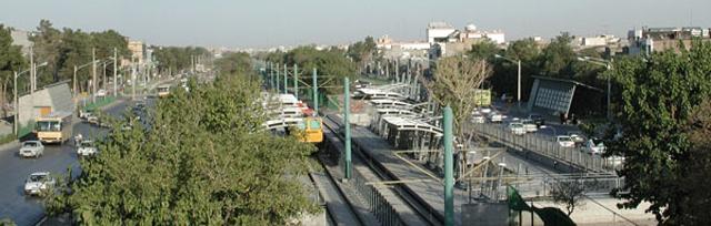 General view of Hashemieh Station in Vakil-Abad blvd.