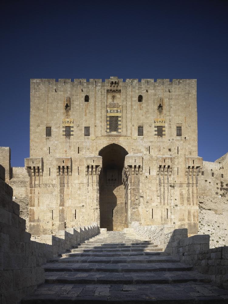 Aleppo Citadel Restoration - Entrance complex facade