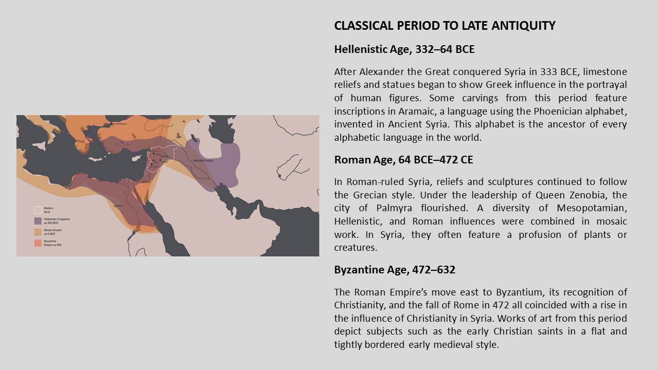Map: Classical Period to Late Antiquity