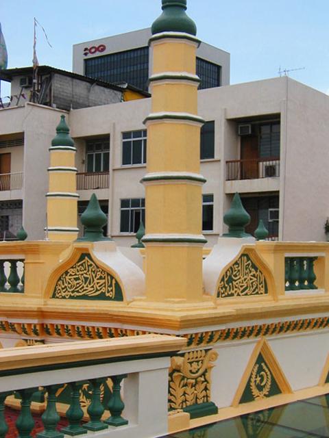 Abdul Gafoor Mosque Restoration and Extension - Restored calligraphic details