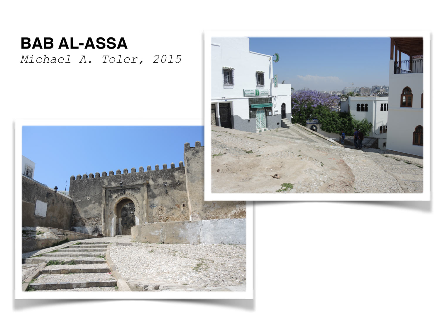 Bab al-Assa - Label for Bab al-'Assa