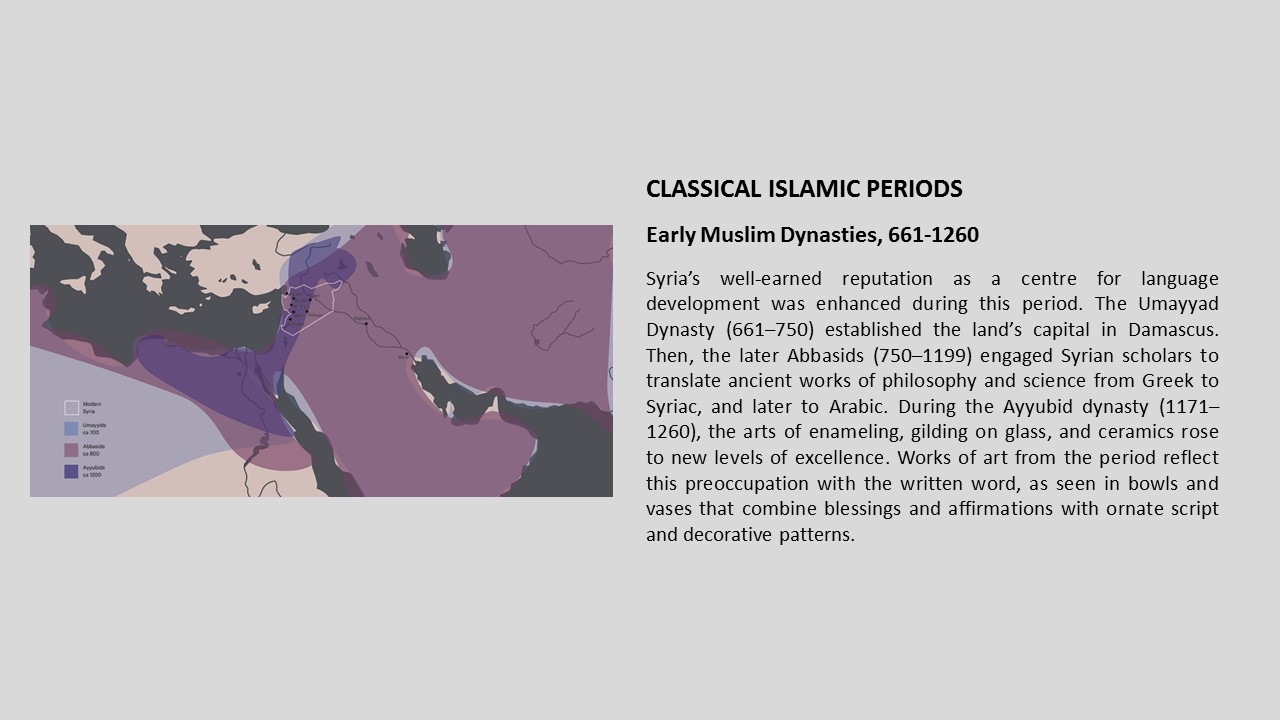 Map: Classical Islamic Periods