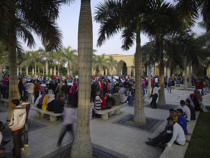 Al-Azhar Park - Main entrance plaza