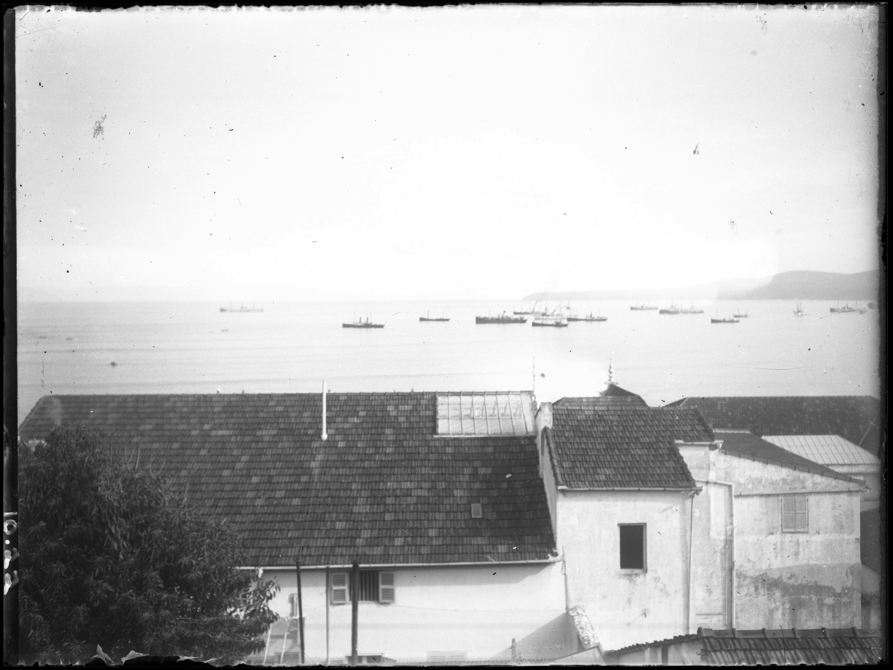 <p>Fleet in Tangier's port; view from quai</p>