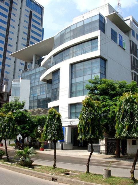 View of northeast corner from across the Gulshan avenue