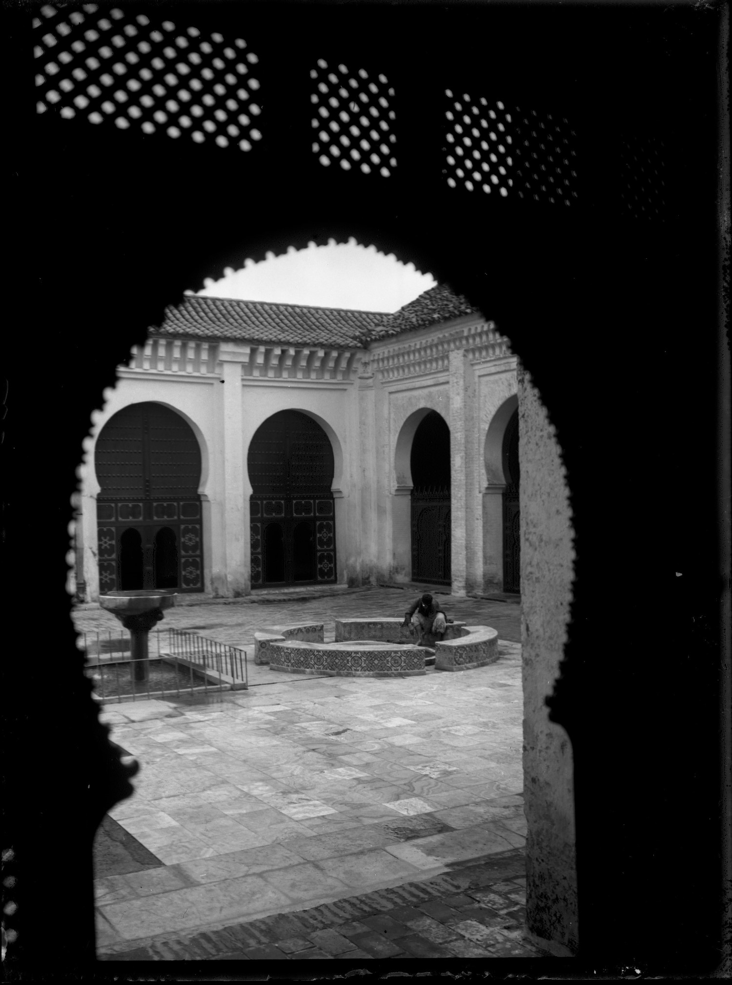 Interior view of the courtyard