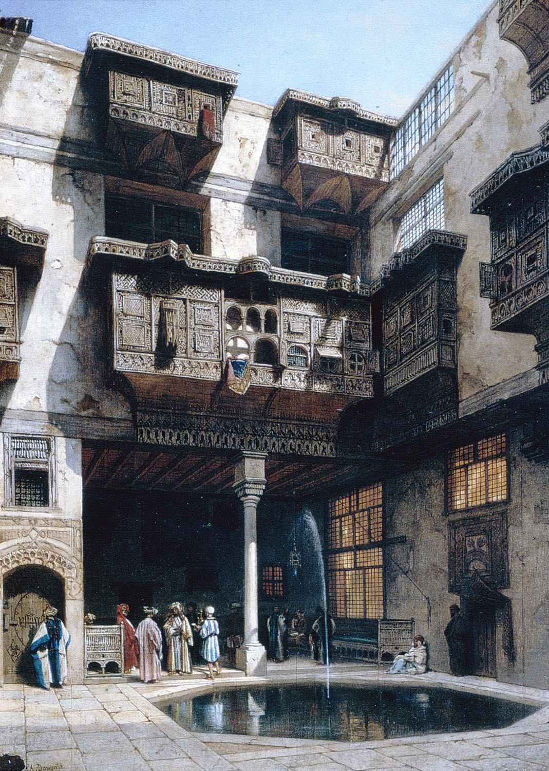 Courtyard in Cairo