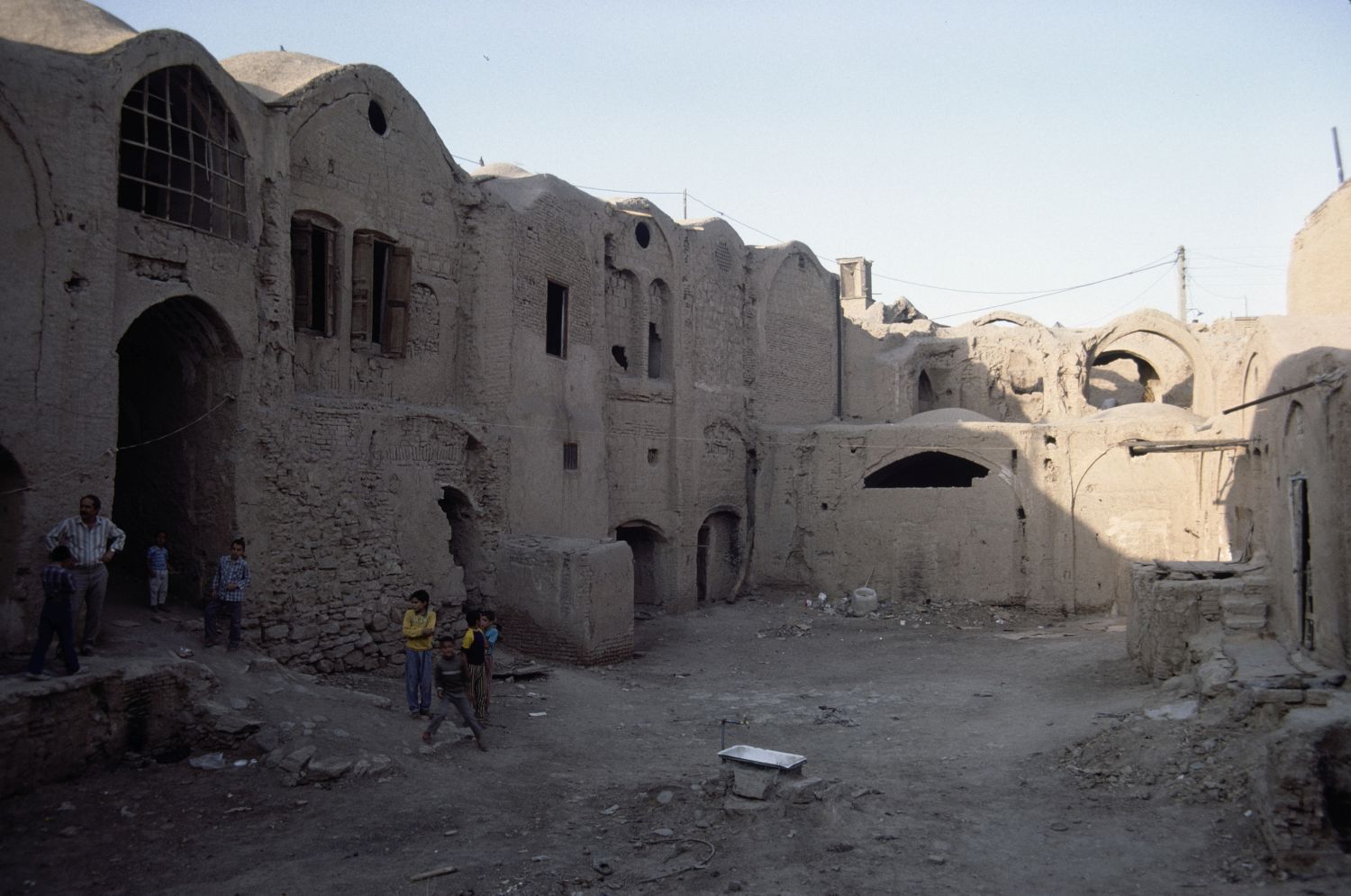 Abandoned caravanserai opposite the Baba Vali Mosque.